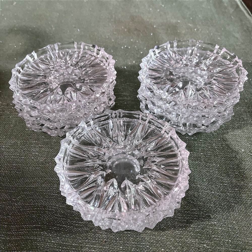 Princess House 24% Lead Crystal~Set of 11 Coasters~Could  Be Used As Butter Pats